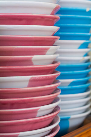 stack bowlの写真素材