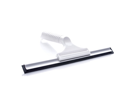 Essential tool for cleaning service - knife edge scraper for cleaning windows isolated on white