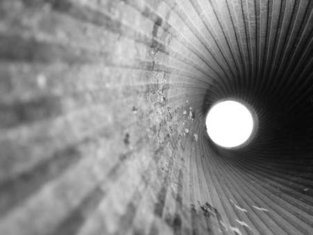 Inside a cannonの写真素材