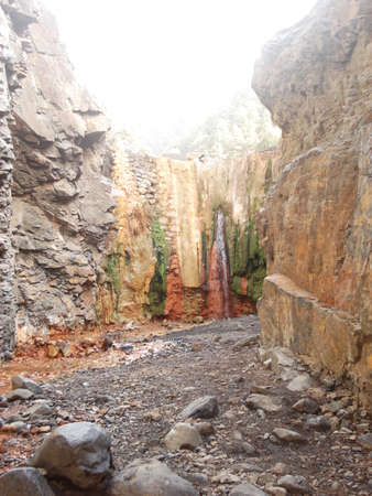 Landscape of La Caldera La Palmaの写真素材