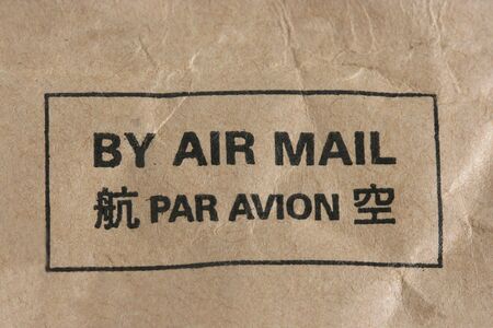 By Air Mail Stampの写真素材