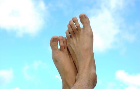 Happy Feetの写真素材