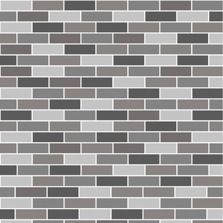 brick wall greyのイラスト素材
