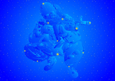 Zodiacal constellation. Abstract image and the arrangement of stars in the zodiacal constellations.のイラスト素材
