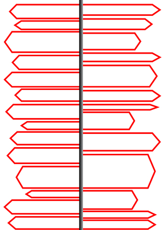 Steel rod on which the arrows indicate the directionのイラスト素材