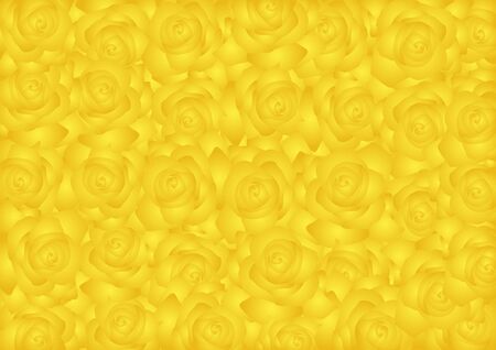 Floral background of blossoming rosesのイラスト素材