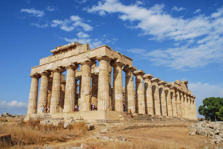 Selinunte templeの写真素材