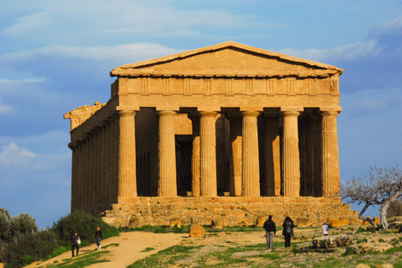 Temple of Concord - Agrigentoのeditorial素材