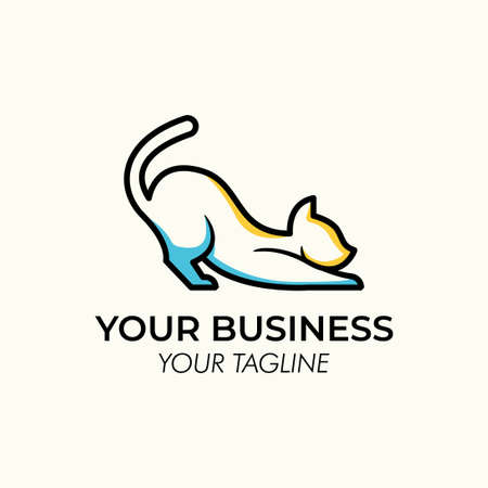 Pet logo design templateのイラスト素材