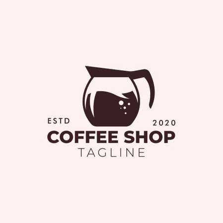 Coffee logo designのイラスト素材