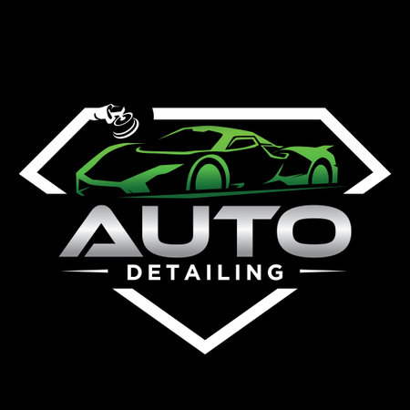 Car auto detailing servis logo design Illustration templateのイラスト素材