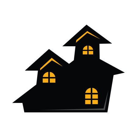 House icon. Home real estate and property theme. Isolated design. Vector illustrationのイラスト素材