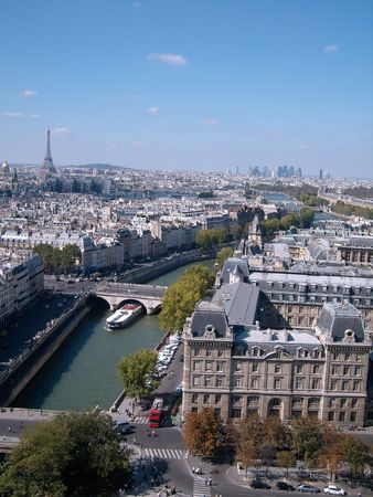 Beautiful view of streets Parisの写真素材