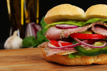 Sandwich Detailの写真素材