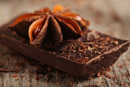 Dark Chocolate pieces - Sweet foodの写真素材