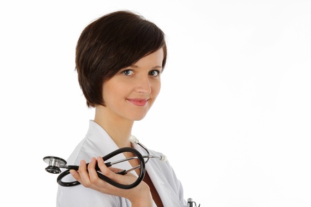 Young Female doctor - Medicine, Stethoscope,の写真素材