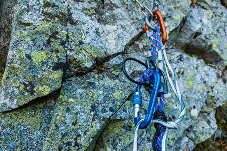 Lina plugged in descending device.の写真素材