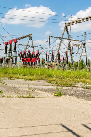 Circuit breaker as a component of Electrical substation.