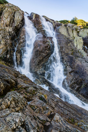 Waterfall in the Tatras Polish - Siklawa.