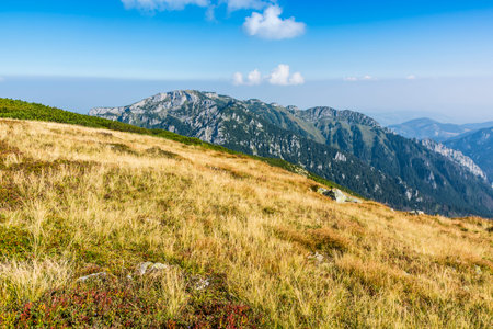 Summit in the Polish Tatra Mountains - Kominiarski Wierch.