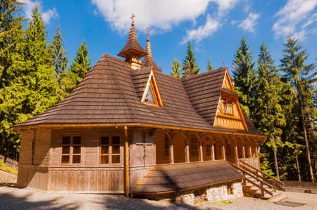 Male Ciche, Poland - August 02, 2013: Sanctuary of Mary in Wiktorowki.のeditorial素材