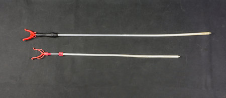 Fork to the fishing rod to support the water.