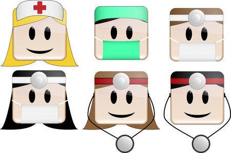Icons Professionsのイラスト素材