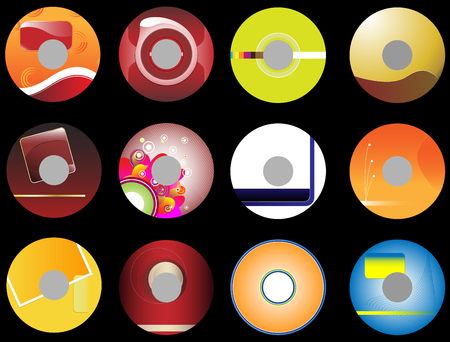 12 business cd for you to edit and use as you wantのイラスト素材