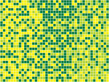 Yellow and Green Seamless Mosaic. のイラスト素材