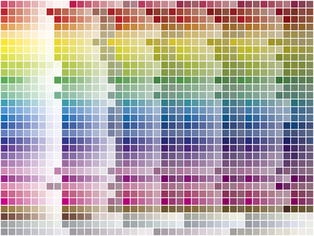 Color palette tiled background. のイラスト素材