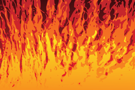 Abstract Flames Texture Background. Editable Vector Imageのイラスト素材