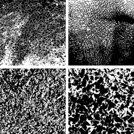 4 Background Textures Set. Editable Vector Imageのイラスト素材