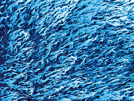Blue Winter Blizzard Texture. Editable Vector Image.のイラスト素材