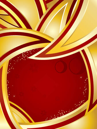 Merry Christmas Background with stars.Vector Image.のイラスト素材