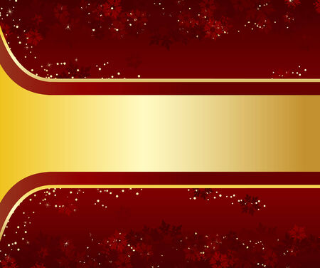 Merry Christmas Background with stars and snowflakes. Editable Vector Image.のイラスト素材