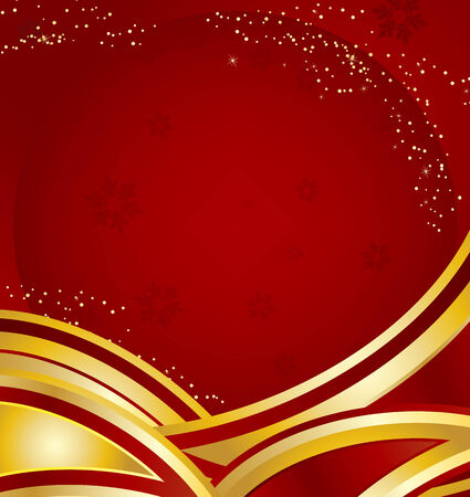 Merry Christmas Background with stars.Vector Image.のイラスト素材