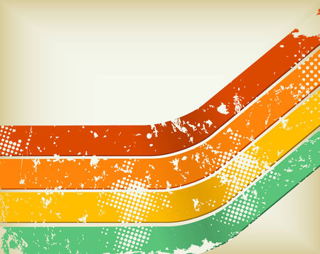 Grungy Retro Background with Copyspace. You may delete the wrinkles for a clean design.のイラスト素材