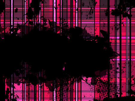 Checkered Pink Grunge Background. Editable Illustrationのイラスト素材