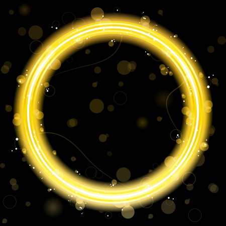  Alphabet Golden Letters with Glitter and Sparklesのイラスト素材