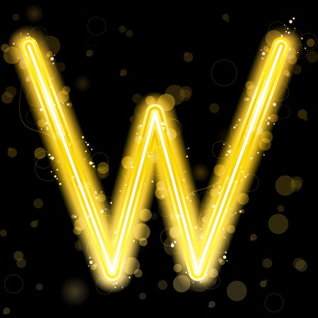  Alphabet Golden Letters with Glitter and Sparklesのイラスト素材