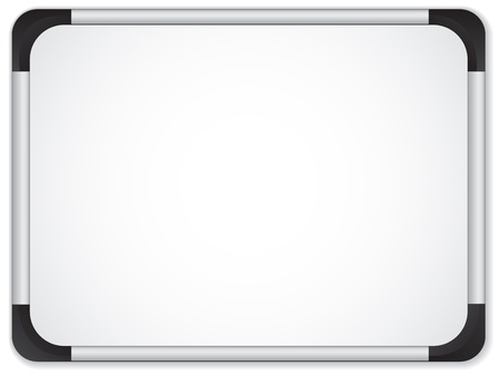 Whiteboard Metal Border. Insert your messageのイラスト素材