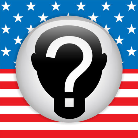 United States Election Vote Button.のイラスト素材