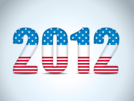 Vector - United States Election Vote Button Background.のイラスト素材