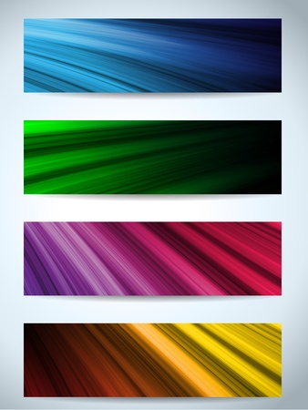 Vectors - Colorful Web Banners Backgroundsのイラスト素材