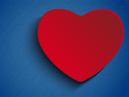 Vector - Valentines Day Heart Jeans Backgroundのイラスト素材
