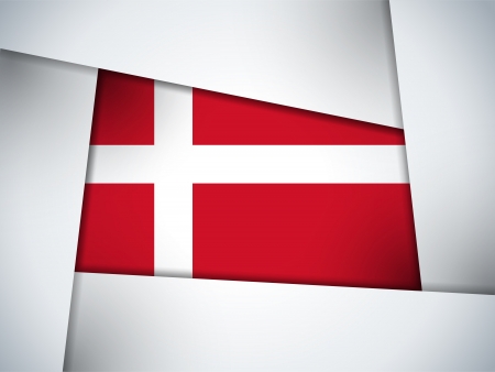 Denmark Country Flag Geometric Backgroundのイラスト素材