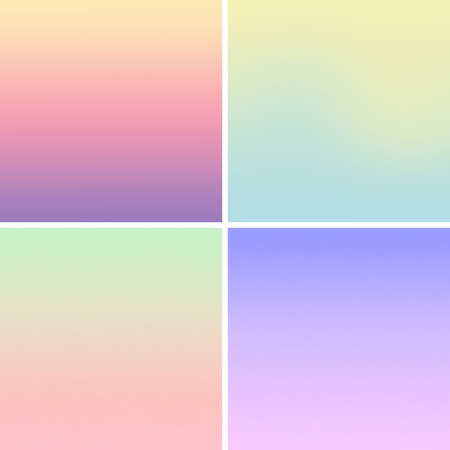 Vector - Blurred mesh gradient background pastel colorsのイラスト素材