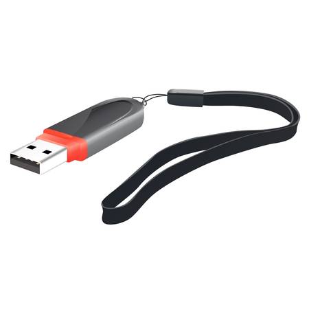 USB flash driveのイラスト素材