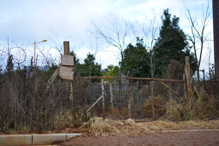 View of an abandoned placeのeditorial素材