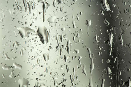 Drops on the glassの写真素材